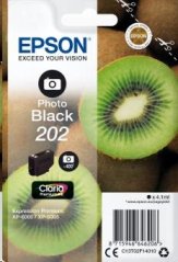 EPSON ink čer Singlepack "Kiwi" Photo Black 202 Claria Premium Ink 4,1 ml