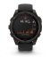 Garmin - fenix 8 Solar Sapphire - 47 mm - Carbon Gray DLC Titanium with Black | Pebble Gray Silicone Band, EU