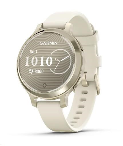 Garmin Lily 2 Active Lunar Gold Bone silicon band, EU