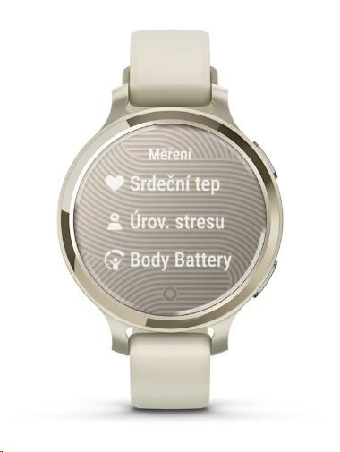 Garmin Lily 2 Active Lunar Gold Bone silicon band, EU