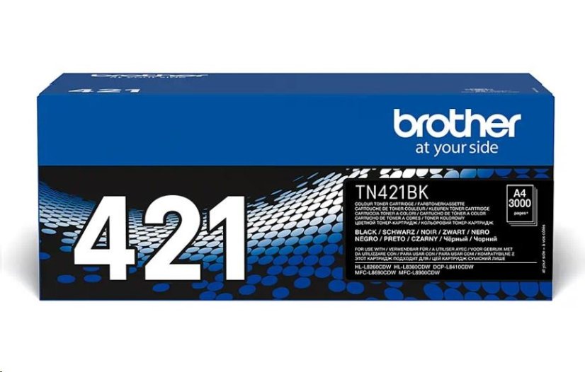 BROTHER Toner TN-421BK pro HL-L8260CDW/HL-L8360CDW/DCP-L8410CDW, 3.000 stran, Black