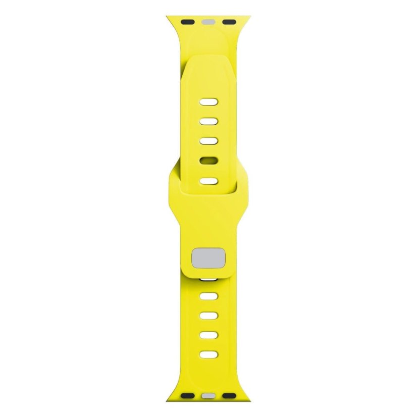 3mk Silicone Watch Strap pro Apple 38/40/41 mm Yellow