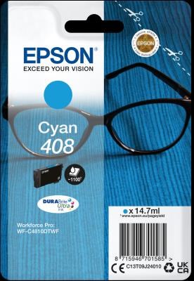 EPSON ink Cyan 408L DURABrite Ultra Ink (1.700 str.)