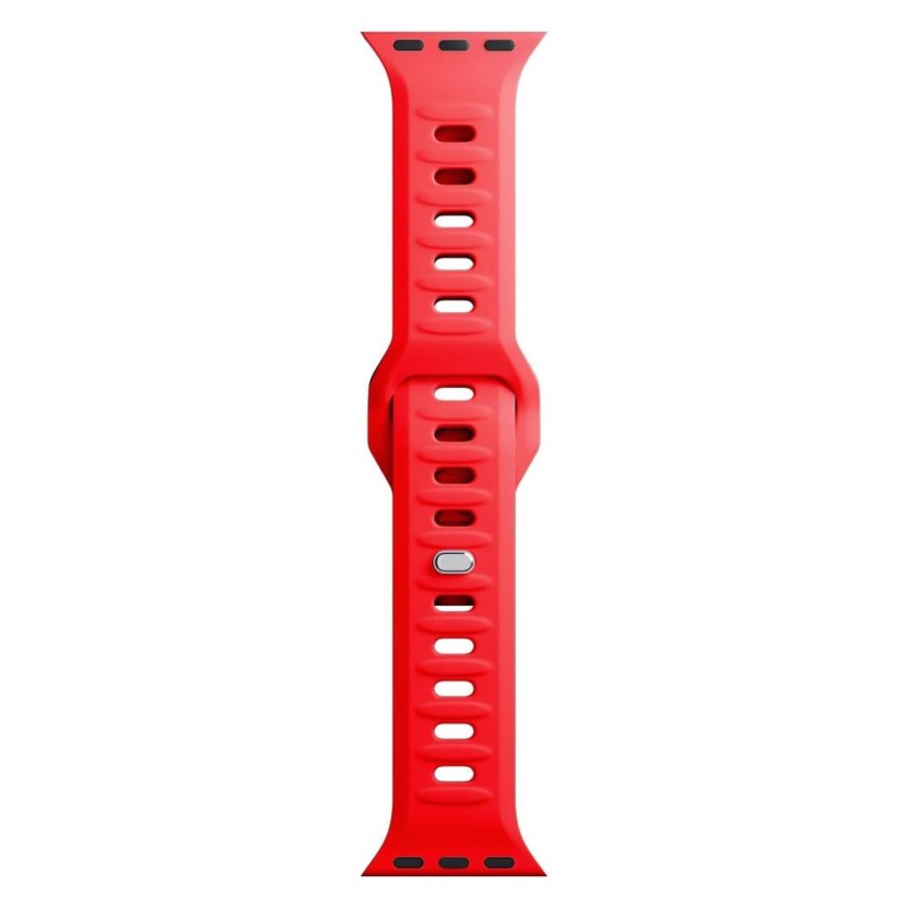 3mk Silicone Watch Strap pro Apple 38/40/41 mm Red