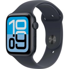 Apple Watch SE 3 GPS 44mm Midnight Aluminium Case with Midnight Sport Band - M/L