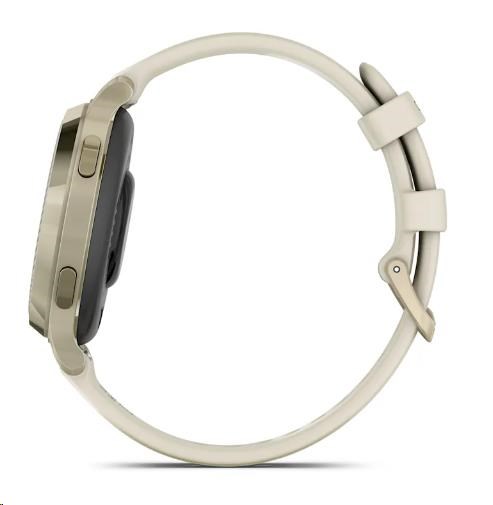Garmin Lily 2 Active Lunar Gold Bone silicon band, EU