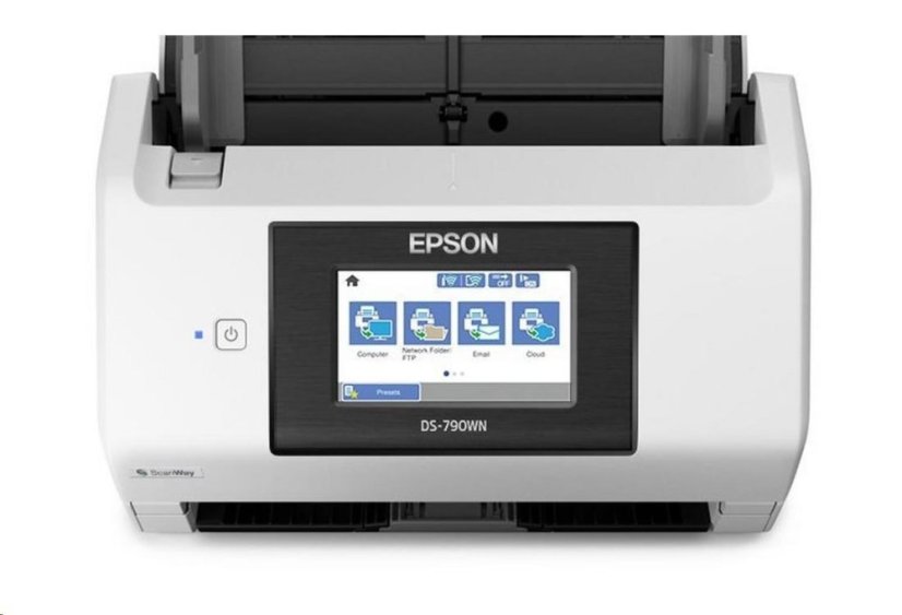 EPSON skener WorkForce DS-790WN, A4, Duplex, 600x600 dpi, USB, LAN, WiFi, ADF