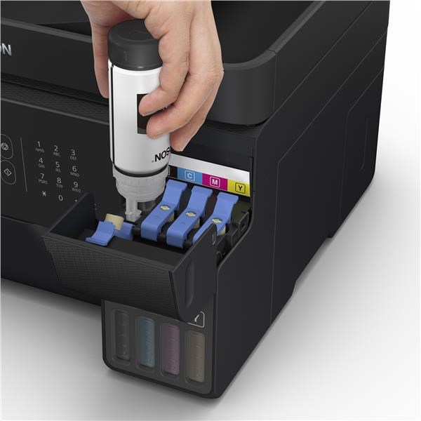 EPSON tiskárna ink EcoTank L5590, 4v1, A4, 1200x4800dpi, 33ppm, USB, LAN, Wi-Fi,Záruka 5 let po registraci zdarma