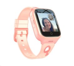 BAZAR - CARNEO dětské GPS hodinky GuardKid+ 4G Platinum pink - Poškozený obal (Komplet)
