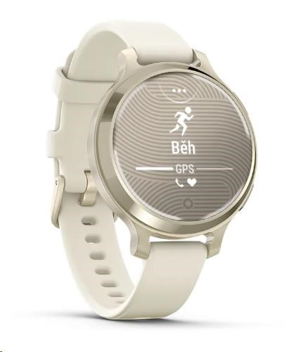 Garmin Lily 2 Active Lunar Gold Bone silicon band, EU