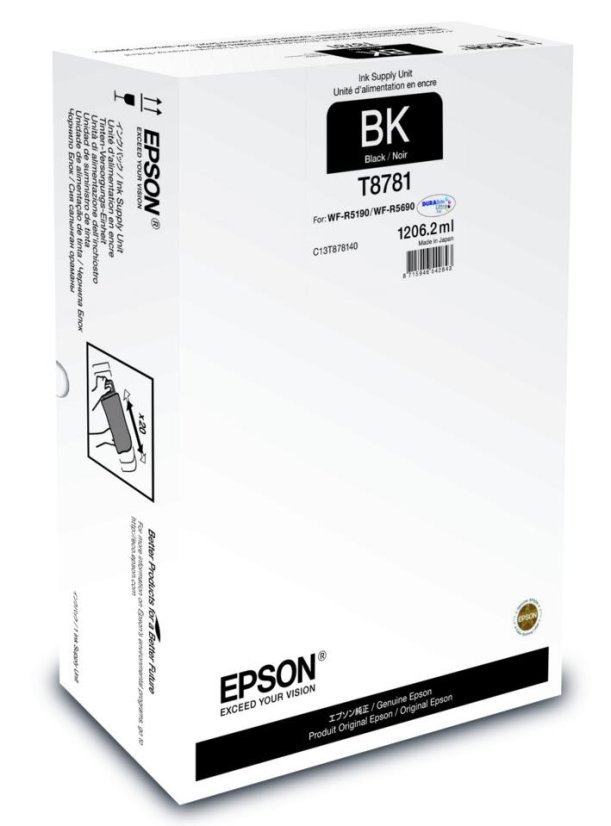 EPSON Ink čer Recharge XXL for A4 – 75.000str. Black 1.206,2 ml