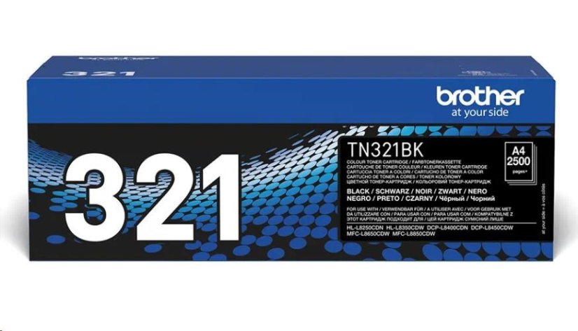BROTHER Toner TN-321BK Laser Supplies - 2500stran - pro DCP-L8450CDW