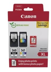 Canon cartridge PG-560XL / CL-561XL Multipack PHOTO VALUE / Black+Color / 400str. + 300str.