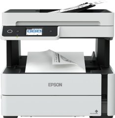 EPSON tiskárna ink EcoTank Mono M3180, 4v1, A4, 39ppm, Ethernet, Wi-Fi, Duplex, LCD, ADF,Záruka 5 let po registraci