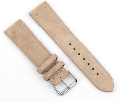 RhinoTech univerzální řemínek Genuine Suede Leather Quick Release 22mm béžový