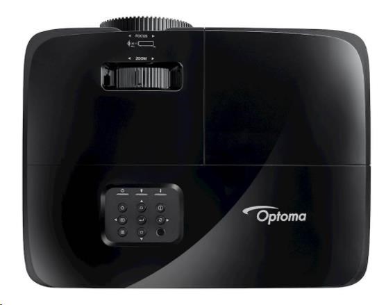 Optoma projektor W400LVe (DLP, FULL 3D, WXGA, 4 000 ANSI, 25 000:1, VGA, HDMI, RS232, 1x10W speaker)