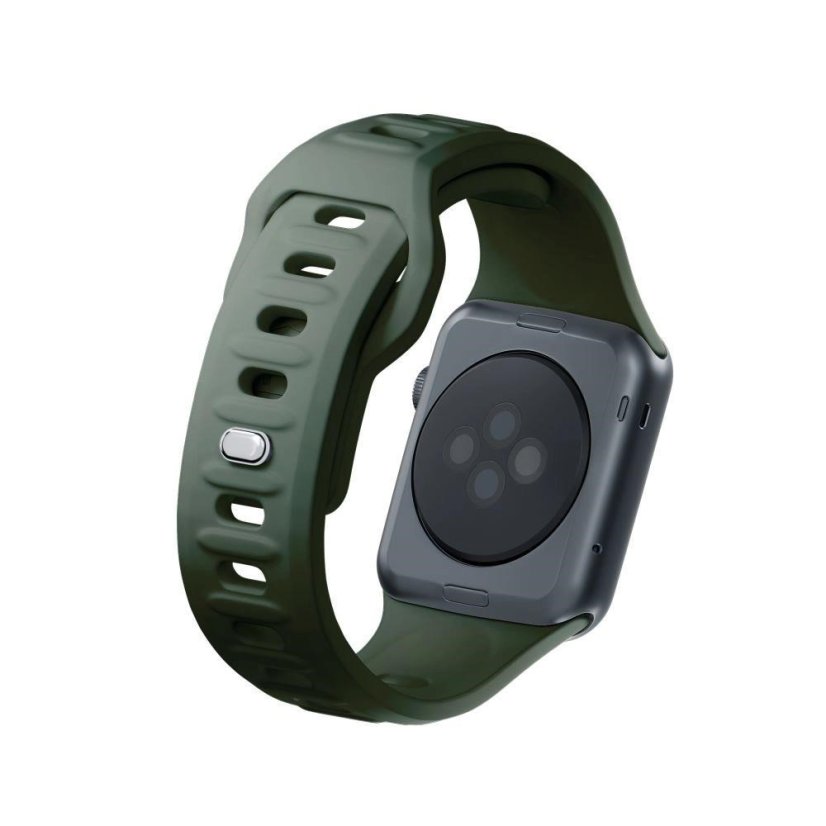 3mk Silicone Watch Strap pro Apple 38/40/41 mm Dark Green