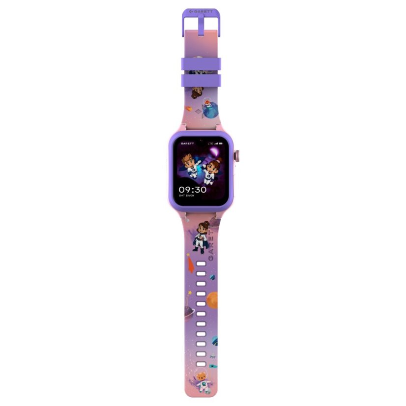 BAZAR - Garett Smartwatch Kids ESSA 2 AI 4G Pink - Poškozený obal (Komplet)