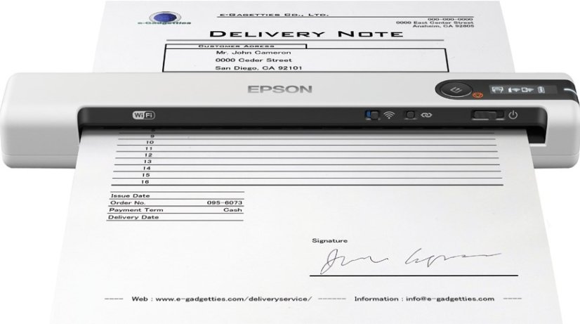 EPSON skener WorkForce DS-80W, A4, 600x600dpi, USB, mobilní