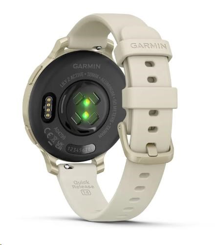 Garmin Lily 2 Active Lunar Gold Bone silicon band, EU