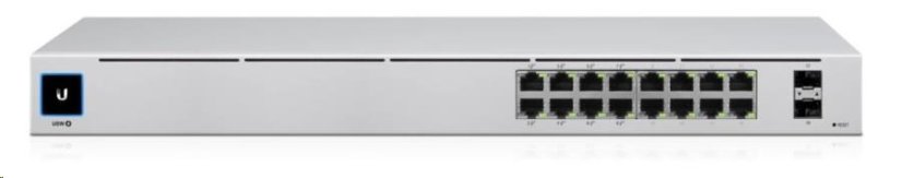 UBNT UniFi Switch USW-16-POE Gen2 [16xGigabit, 8x PoE out 42W, 802.3at/af, 2xSFP, 36Gbps]