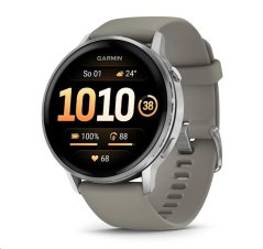 Garmin Venu® 4 - 45 mm Silver / Silver Gray silikonový řemínek