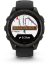 Garmin fenix® E – 47 mm, AMOLED, Slate grey steel / Černý silikonový řemínek, EU
