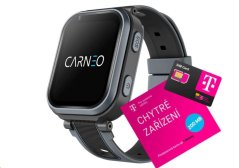 CARNEO dětské GPS hodinky GuardKid+ 4G ULTRA black