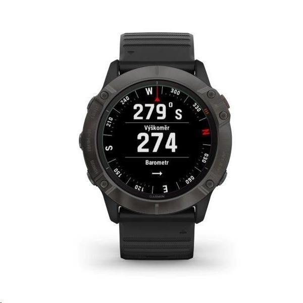 Garmin Fenix 7X PRO Sapphire Solar Carbon Gray DLC Titanium / Black Band, EU
