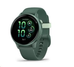 Garmin vívoactive® 6 Metallic Jasper Green / řemínek Jasper Green