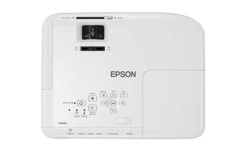 EPSON projektor EB-W06, 1280x800, 3700ANSI, 16.000:1, VGA, HDMI, USB 2-in-1, REPRO 2W