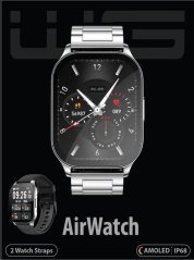 WG - Chytré hodinky WG AirFlexOne / smart watch / silwer