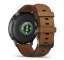 Garmin Venu 4 (45 mm) Slate / Černý silikonový řemínek a Hnědý kožený řemínek, EU