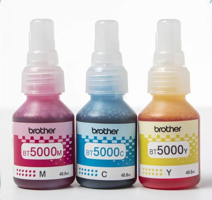 BROTHER INK BT-5000CLVAL cyan+magenta+yellow T3xx T4xx T5xx T7xx T9xx - cca 5000 - INKTANK