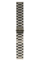 Garett řemínek 22 mm, stříbrný kovový, typ Solid