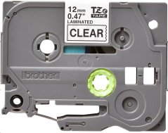 BROTHER TZE131 - kazeta TZ šířky 12mm, laminovaná TZE-131, průsvitná/černé písmo