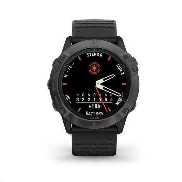 Garmin Fenix 7X PRO Sapphire Solar Carbon Gray DLC Titanium / Black Band, EU