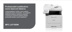 BROTHER multifunkce mono laserová MFC-L5710DW - A4 48ppm DUALSKEN 1200x1200 512MB 250listů LAN WIFI USB DUPLEX ADF50