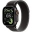 Apple Watch Ultra 3 GPS + Cellular 49mm Black Titanium Case with Black/Charcoal Trail Loop - M/L