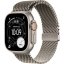 Apple Watch Ultra 3 GPS + Cellular 49mm Natural Titanium Case with Natural Titanium Milanese Loop - Large