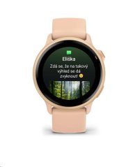 Garmin vívoactive® 6 Metallic Pink Dawn / řemínek Pink Dawn