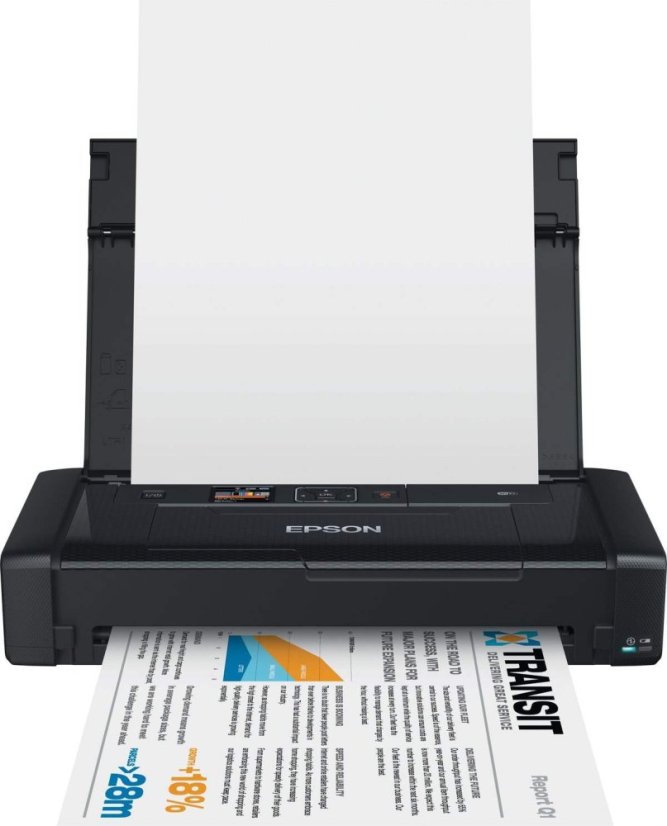 EPSON přenosná tiskárna ink WorkForce WF-100W MFZ, A4, 14ppm, USB, WiFi, BT, vestavěný akumulátor