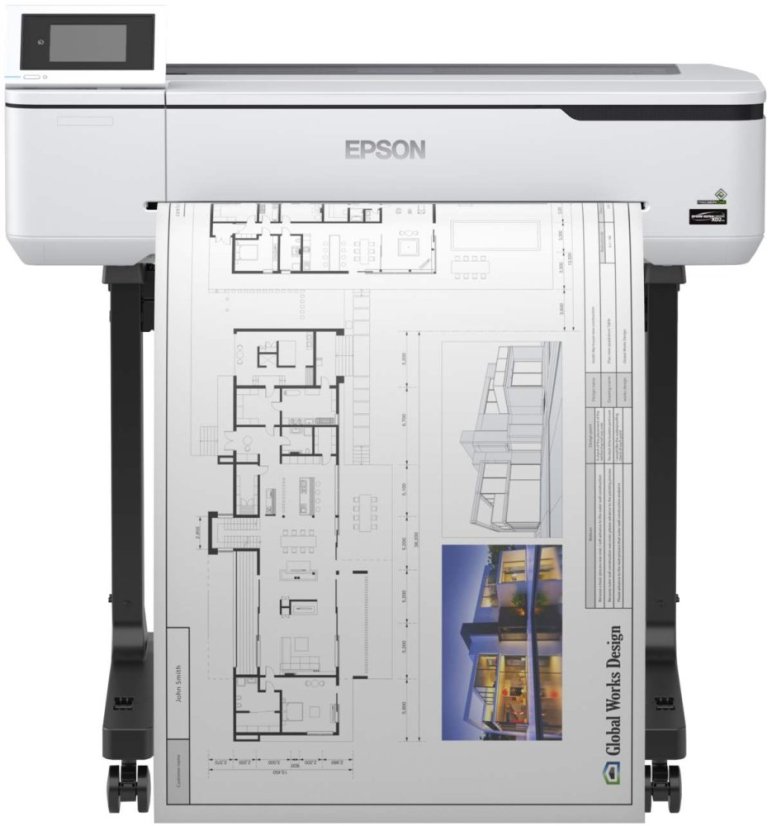 EPSON tiskárna ink SureColor SC-T3100, 4ink, A1, 2400x1200dpi, USB 3.0, LAN, WIFI