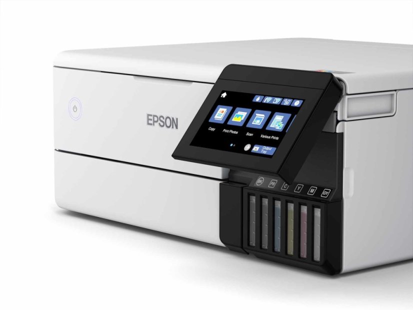 EPSON tiskárna ink EcoTank L8160, 3v1, A4, 16ppm, USB, LCD panel, Foto tiskárna, 6ink,Záruka 5 let po registraci zdarma