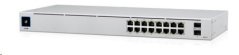 UBNT UniFi Switch USW-16-POE Gen2 [16xGigabit, 8x PoE out 42W, 802.3at/af, 2xSFP, 36Gbps]
