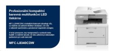BROTHER multifunkce color LED MFC-L8340CDW - A4 30ppm 512MB 250listů USB WIFI ADF50 duplex