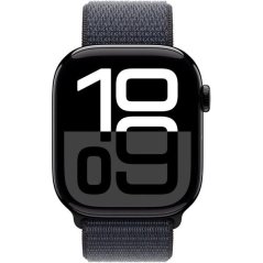 Apple Watch Series 10 GPS 46mm Jet Black Aluminium Case with Ink Sport Loop