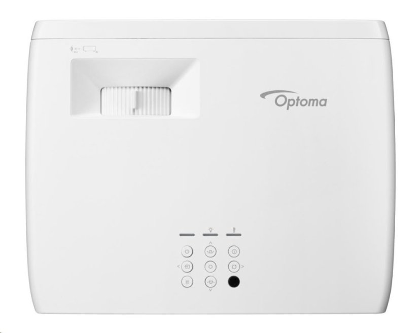 Optoma projektor ZK430ST (DLP, Laser, UHD 3840x2160, 3700 ANSI, 2xHDMI, RS232, RJ45, USB-A power, repro 1x15W)