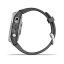 Garmin fenix 7s Glass, Silver/ Graphite Silicone Band, EU