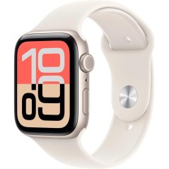 Apple Watch SE 3 GPS + Cellular 40mm Starlight Aluminium Case with Starlight Sport Band - S/M